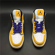 Air Jordan 1 Mid SE Lakers - 852542-700  - 2