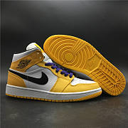 Air Jordan 1 Mid SE Lakers - 852542-700  - 3