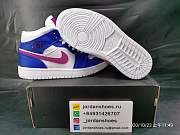 Air Jordan 1 Mid Hyper Royal Hyper Violet - 554724-451  - 3