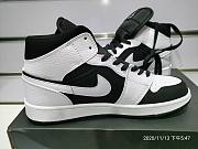 Air Jordan 1 Mid White Black - 554724-113  - 2