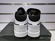 Air Jordan 1 Mid White Black - 554724-113  - 5