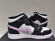 Air Jordan 1 Mid White Black Light Arctic Pink - 555112-103 - 4