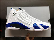 Air Jordan 14 Retro White Hyper Royal - 487471-104 - 2