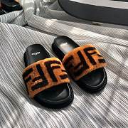  FF Fur Pool Slide Sandal - 1