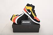 Air Jordan 1 Mid Black Amarillo Orange - 852542-087 - 5