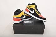 Air Jordan 1 Mid Black Amarillo Orange - 852542-087 - 4