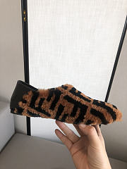 Fendi Brown sheepskin slippers - 8P8082AD7MF0R7R - 2