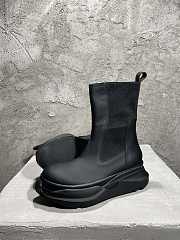 Rick Owens DRKSHDW Black Abstract Beetle Boots  - 4