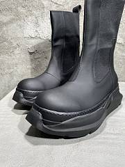 Rick Owens DRKSHDW Black Abstract Beetle Boots  - 3