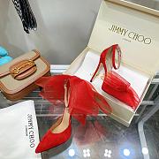 Jimmy Choo Aveline 100 sandals in Red - 2