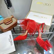 Jimmy Choo Aveline 100 sandals in Red - 5