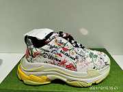 Gucci x Balenciaga The Hacker Project Triple S Flora Print - ‎677195 UL110 8461 - 3