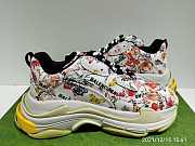 Gucci x Balenciaga The Hacker Project Triple S Flora Print - ‎677195 UL110 8461 - 6