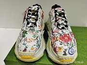 Gucci x Balenciaga The Hacker Project Triple S Flora Print - ‎677195 UL110 8461 - 5