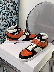 Celine CT-03 Trainer High Top With Scratch Sneakers Black Orange - 344513338C.38OO - 4