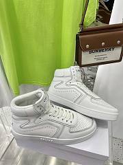 Celine CT-01 Z Trainer High Top Sneakers Optic White - 342813338C.01OP - 5