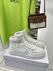 Celine CT-01 Z Trainer High Top Sneakers Optic White - 342813338C.01OP - 3