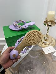 Bottega Veneta Lilac Dot Sandals  - 4