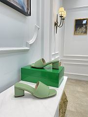 Bottega Veneta Green Band Sandals - 1