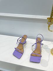 Bottega Veneta Purple Stretch chain-strap Sandals - 4