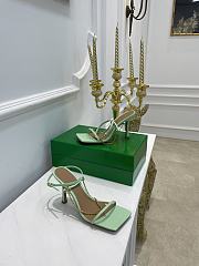 Bottega Veneta Mint Stretch chain-strap Sandals - 1