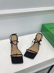 Bottega Veneta Black Stretch chain-strap Sandals - 4