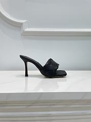 Bottega Veneta Black Quilted Leather Lido Mules - 5