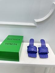 Bottega Veneta Purple Quilted Leather Lido Mules - 3