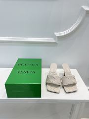 Bottega Veneta Ivory Quilted Leather Lido Mules - 2