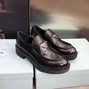 Black Chocolate brushed leather loafers - 2DE127_055_F0002 - 5