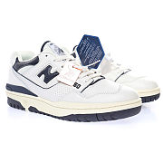 New Balance 550 Aime Leon Dore White Navy - BB550ALF - 5