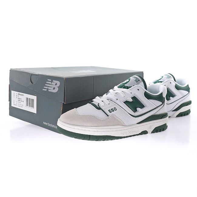 New Balance 550 White Green - BB550WT1 - 1