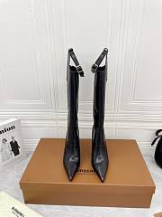 Burberry Black Stud Detail knee-length Boots - 5