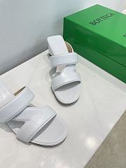 Bottega Veneta White Band Mules - 5