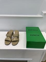 Bottega Veneta Beige Band Mules - 2