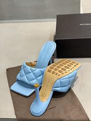 Bottega Veneta Light Blue Paded Sandals - 5