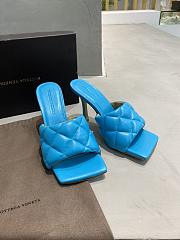 Bottega Veneta Blue Paded Sandals - 5