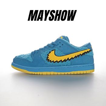 Nike SB Dunk Low Grateful Dead Bears Blue - CJ5378-400 