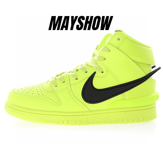 Nike Dunk High AMBUSH Flash Lime - CU7544-300 - 1