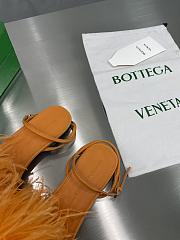 	 Bottega Veneta Orange Feather Dot Sandals - 4