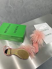 Bottega Veneta Pink Feather Dot Sandals - 4