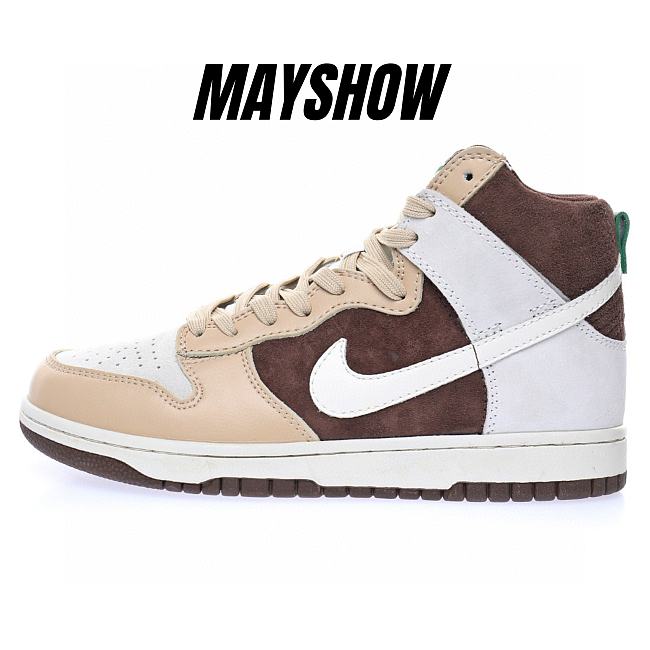 Nike Dunk High Light Chocolate - DH5348-100 - 1