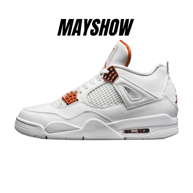 Air Jordan 4 Retro Metallic Orange - CT8527-118 - 1