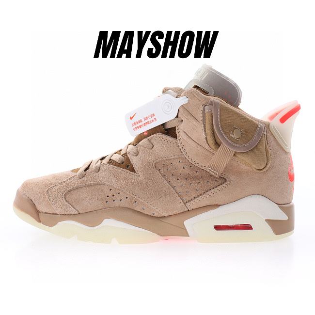 Air Jordan 6 Retro Travis Scott British Khaki - DH0690-200 - 1