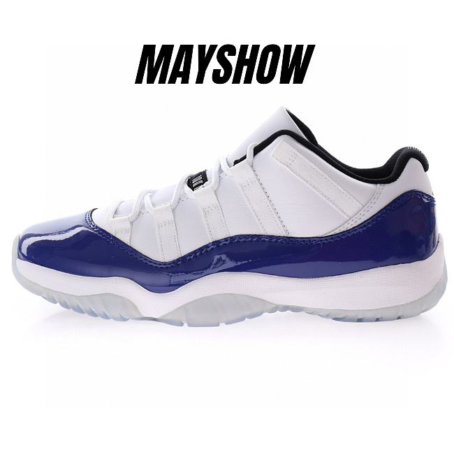 Air Jordan 11 Retro Low White Concord - AH7860-100  - 1