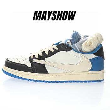 Travis Scott Fragment Air Jordan 1 Low - DM7866-140