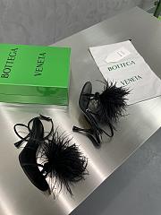 Bottega Veneta Black Feather Dot Pumps - 4