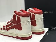 AMIRI Skel Panelled High Top White Red - MFS002-124 - 2