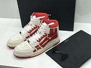 AMIRI Skel Panelled High Top White Red - MFS002-124 - 3