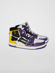 AMIRI Skel Panelled High Top Gold Purple - 5